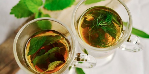 Té verde con menta