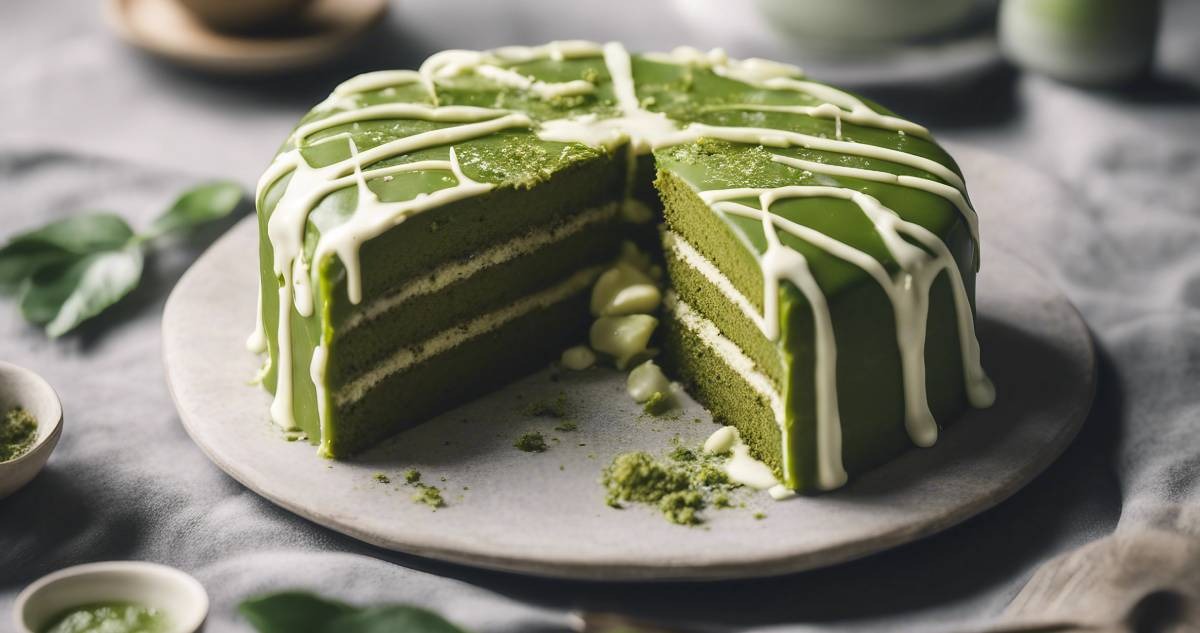 Tarta japonesa de té matcha: el postre que desearás ofrecer a todas tus visitas